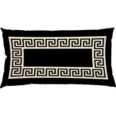 Imagem de Capa Baguete 29x52 Suede Chave Grega Preta - LA FAVORITTA AL, LA FAVOR