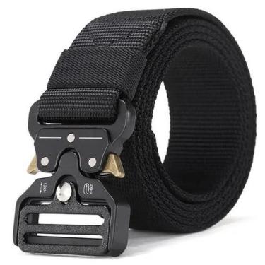 Imagem de Cinto Tático Estilo Militar Masculina Feminino com Fivela de Metal Eng