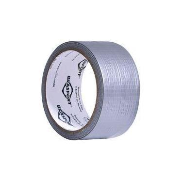 Imagem de Fita Silver Tape Brasfort 48MMX10M Cinza, Prata, 45mmx5m