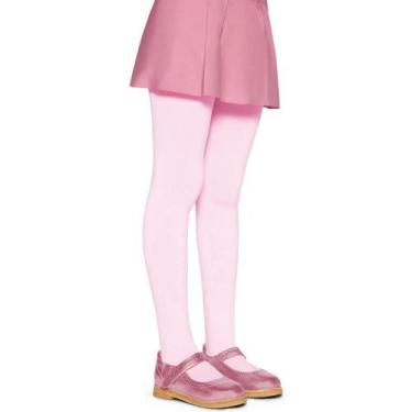 Imagem de Meia-Calça Infantil Fio 80 Lobinha Lupo 02576-001 Microfibra, Rosa, G