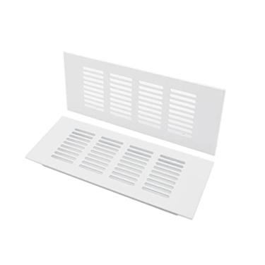 Imagem de 2 peças Capa de ventilação de ar, grade de ventilação de liga de alumínio branca TTZEZE cobertura retangular de metal para guarda-roupa, fogão, sapatos, armário, pia, cozinha, banheiro, parede lateral, teto e saída de exaustão de piso