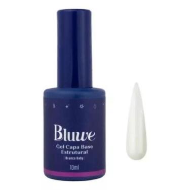 Imagem de Capa Base Estrutural Branco Baby Bluwe 10 ml Gel para Unhas