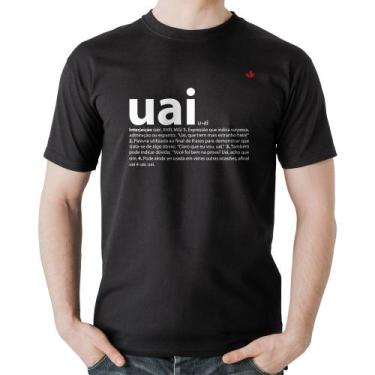 Imagem de Camiseta Algodão Uai - Significado - Foca na Moda, Preto, P
