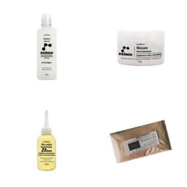 Imagem de Kit Capilar Ozônio Shampoo Máscara e Óleo - PEM Cosméticos