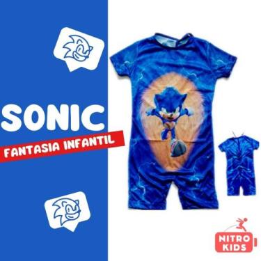 Imagem de Fantasia Curta sem Enchimento do Sonic - PODUMAJU, M