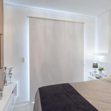 Imagem de Persiana Rolo (2,20Larg. X 2,25Alt.) Blackout Branco - Vogaflex, 0