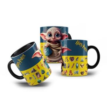 Imagem de Caneca Colecionável Dobby Harry Potter Hogwarts Grifinória - LaVince
