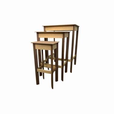 Imagem de Trio De Mesa Ideal Para Expor Itens Decorativos De Festa - ANA DECORAÇ