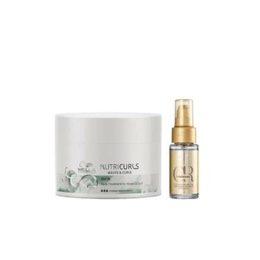 Imagem de Kit Nutricurls Máscara 150ml + Oil Reflections 30ml - Wella - Wella Pr