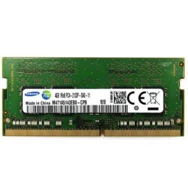 Imagem de Memoria de Notebook Samsung 4GB 1Rx8 DDR4 PC42133P Mhz 1.2V OEM M471A5