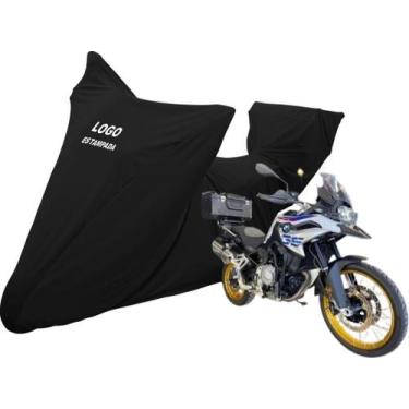 Imagem de Capa Tecido Proteção Moto Bmw F 850 Gs F850 Gs Com Top Case - Mz, Pret