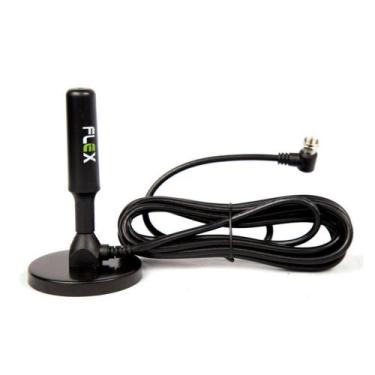 Imagem de Antena HDTV Interna/Externa Base com Imã Cabo 3Mt Flex