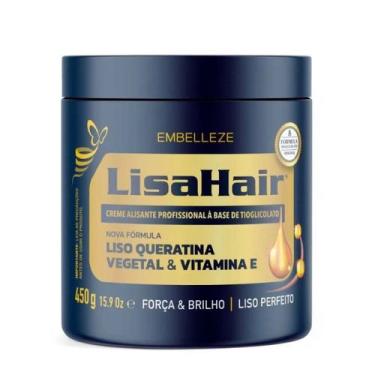 Imagem de Creme Alisante LisaHair Queratina 450g - Embelleze