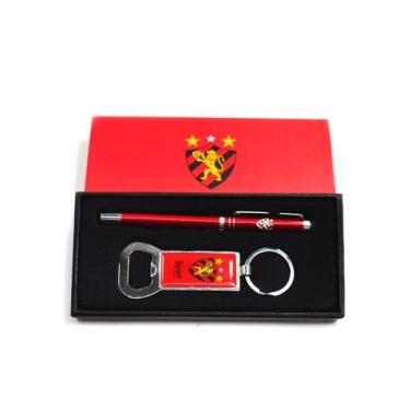 Imagem de Jogo Caneta Roller Ball Touchscreen Com Chaveiro Abridor De Garrafa  S