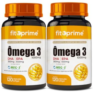 Imagem de Kit 2x Ômega 3 Com Selo Meg-31000mg 120 Cápsulas