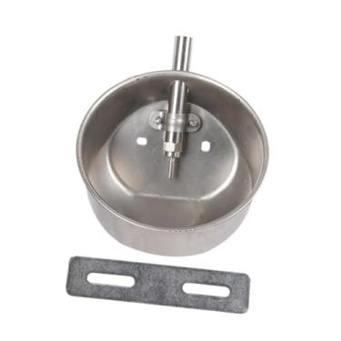 Imagem de IEUDNS Bebedouro automático para porcos, bebedouro para gado, tigela para bebedouro de animais, bebedouro, resistente, aço inoxidável para animais de, Xl