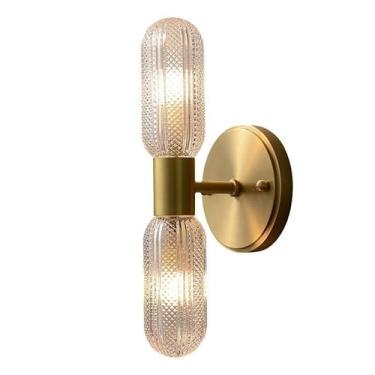 Imagem de Luminárias de parede Nordic Light Luxury Iron Art Gold G9 Base Simplicity Wall Spots Vintage Bedroom Bedside Wall Light para Sala Bar Cozinha Corredor Estudo Escadas Sala de Jantar