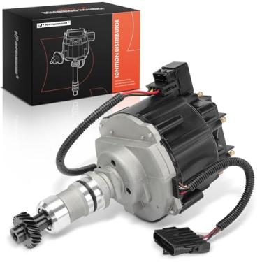 Imagem de A-Premium Distribuidor de ignição com tampa e rotor compatível com chassi comercial Cadillac 1990 4,5L, DeVille 1990 4,5L, Fleetwood 1990 4,5L, substituição # DST1859, 1103847