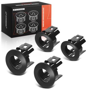 Imagem de A-Premium Moldura de retenção de sensor de assistência de estacionamento traseiro interno ou externo de 4 peças compatíveis com modelos Ford - E-Transit 2022-2023, Transit-150/Transit-250/Transit-350