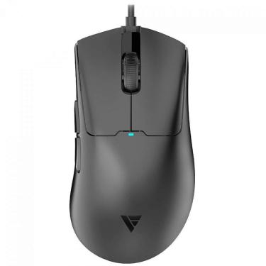 Imagem de Mouse Gamer Force One Phantom Black, USB, Sensor Paw 3395, 26000 DPI, 5 Botões - Preto - Unissex -Unissex