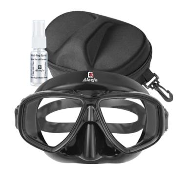 Imagem de Máscara de mergulho de vidro temperado Hyperopia com spray anti-nevoeiro bônus, graus +1,0 a +5,0 (esquerda +2.0, lente lisa direita)