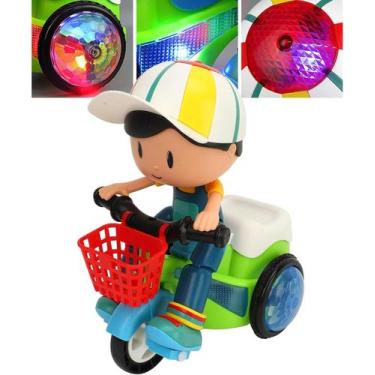 Imagem de Brinquedo Infantil Triciclo Empina 360º Com Luz e Som - Toys, MENINO