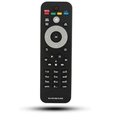 Imagem de Controle remoto substituído compatível com Philips BDP2105 RC-5830 996580000587 BDP5406F7 BDP2285/F7 BDP2305/F7 BD Blu-ray Disc DVD Player vudu Netflix