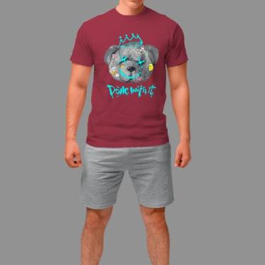 Imagem de Camisetas Algodão Moda De Rua Manga Curta Gola Redonda - Rodliwes, Ver