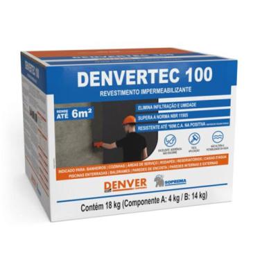 Imagem de Argamassa Polimérica Impermeabilizante Denvertec 100 Super 18 kg Denve