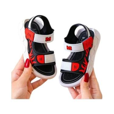 Imagem de Sandálias Infantis Antiderrapantes para Bebês - Solado Macio para Prai