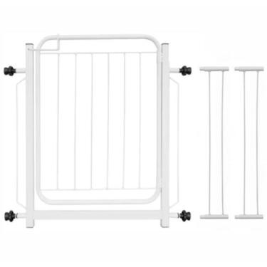 Imagem de Portão Pet Para Proteção  de Cães Bebês E Escada 78 a 102 Cm Cerca Pro