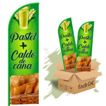 Imagem de Wind Banner 3mt Pastel + Caldo De Cana  Kit C/ 2unds - Fadrix