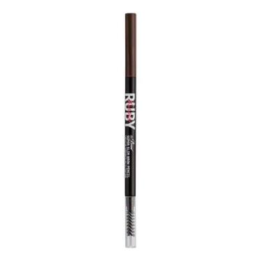 Imagem de Lápis de sobrancelha go brow ultrafino medium brown ruby kisses rp04b