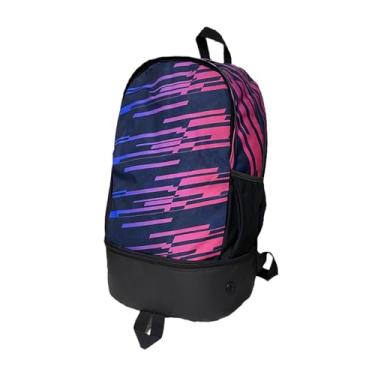 Imagem de menolana Mochila de futebol de mochila de mochila respirável Backpack Backpack Backpack de Backpack de futebol para ciclismo Volleyball, Violeta Azul