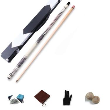 Imagem de Taco de Bilhar Premium, Construção de Alta Qualidade, Madeira Durável e Design Sofisticado para Jogadores Exigentes (B Tacos de bilhar e acessórios+ barril box, 11.8mm)