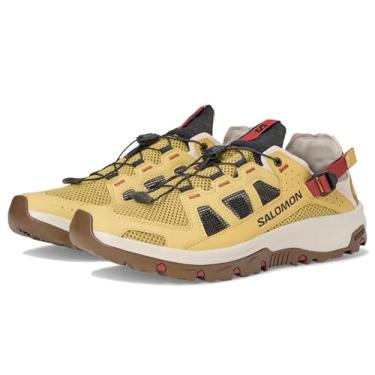 Imagem de Salomon Sapato aquático masculino Techamphibian 5, Ouro antigo/dia chuvoso/henna queimada, 39