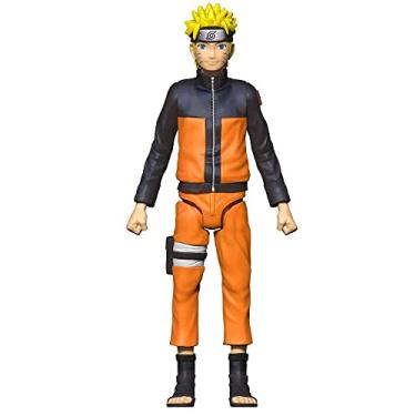 Imagem de Elka Boneco Naruto Uzumaki - Naruto Shippuden, Boneco laranja c/preto cabelo amarelo