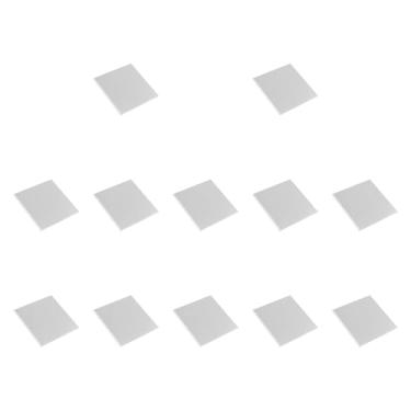 Imagem de Generic 12x painéis acústicos de paredes acústicos de alto desempenho Placas de som de som - painéis de absorção de som para a cozinha da sala de estudo, Branco