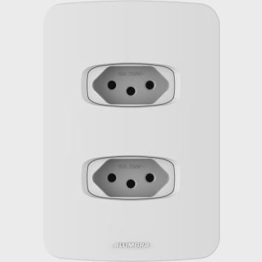 Imagem de Tomadas Padrão 20A com Placa 4x2 Gracia Maxx Alumbra