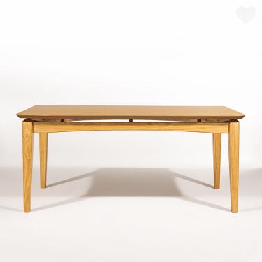 Imagem de Mesa de Jantar Retangular 180x100 Cm Madeira Maciça Tampo Laminado Mel