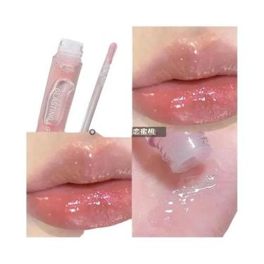 Imagem de Brilho Labial Hidratante Transparente em Vidro - Com Espelho, TB-804-2