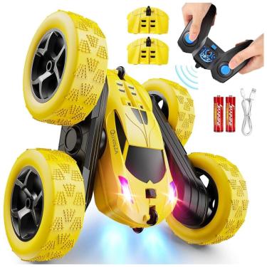 Imagem de Carrinho RC Off Road 4WD - Controle Remoto 360° - Para Meninos de 6 a 12 Anos - Brinquedo de Acrobacias - Diversão Garantida!QUNREDA