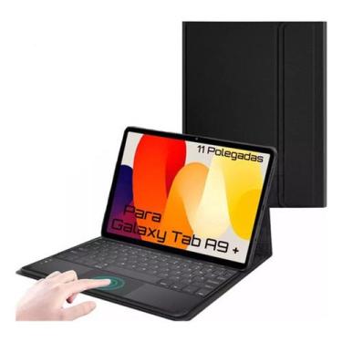 Imagem de Capa Com Teclado Touchpad Sem Fio Para Galaxy Tab A9 Plus - BDNET