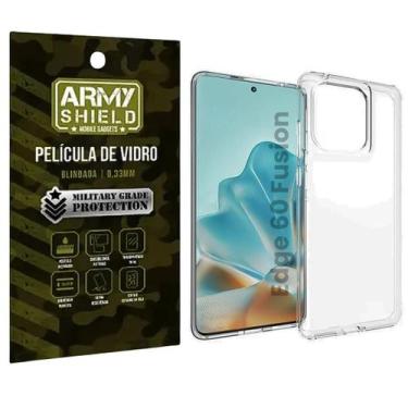 Imagem de Capa e Película Curvada Para Moto Edge 60 Fusion - Armyshield