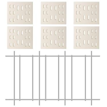 Imagem de Criditpid Peças de reposição de grelha para membros Mark Y0101XC, placas de calor radiante domadora de chamas e p01722001B Members Mark Flame Tamer Rack para churrasqueira a gás Grand Hall Y0660.