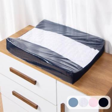 Imagem de Trocador de Fraldas Anatômico Matelado Impermeável Cômoda Bebê Enxovai