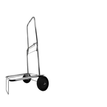 Imagem de Carrinho Mão Dobrável Carrega Carga Cooler Transporte 65kg