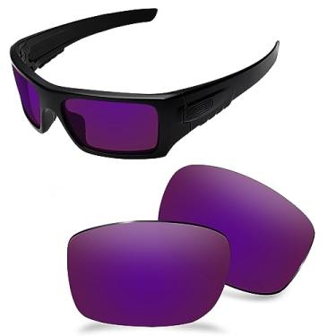 Imagem de AOZAN Lentes de reposição polarizadas ANSI Z87.1 para óculos de sol Oakley Si Ballistic Det Cord - Roxo neon
