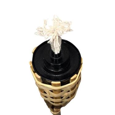 Imagem de Kit 12 tochas de bambu 100cm festa tematica decoração - RT