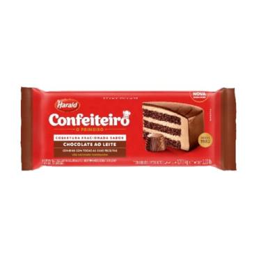 Imagem de Cobertura Harald Confeiteiro em Barra 1,01kg (1,01Kg, Chocolate Ao Leite)